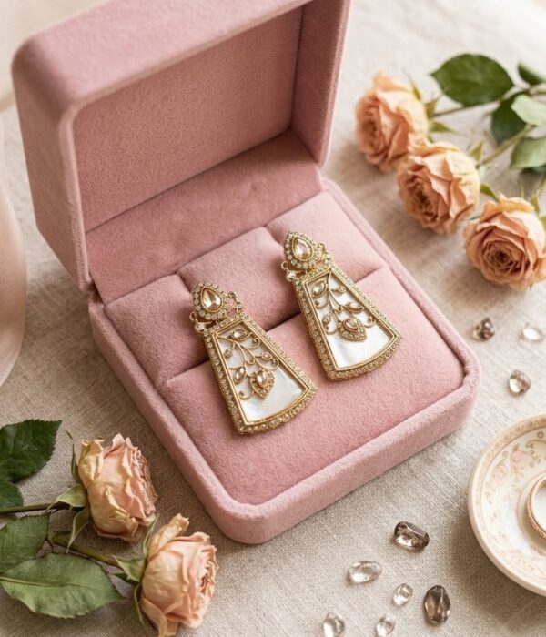 Pearl Bloom Statement Earrings