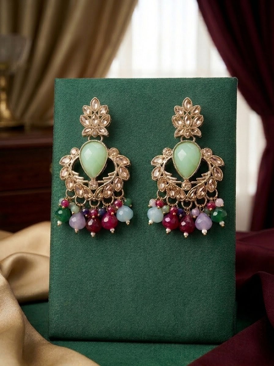 Pastel Bloom Drop Earrings