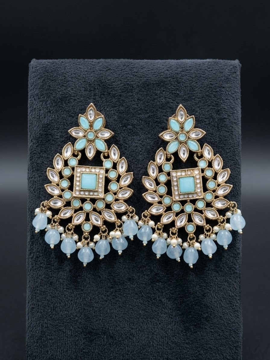 Azure Bloom Chandeliers