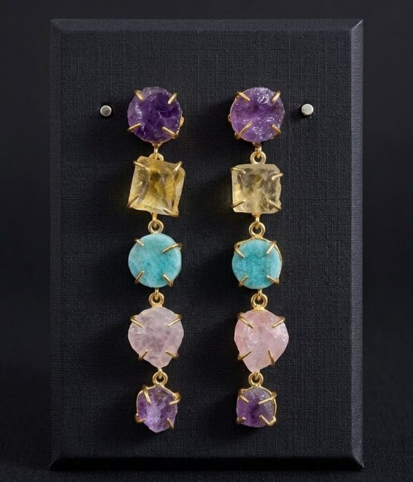Pastel Prism Drop Earrings