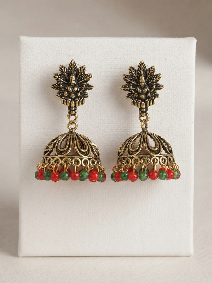 Rudra Bloom Jhumkas