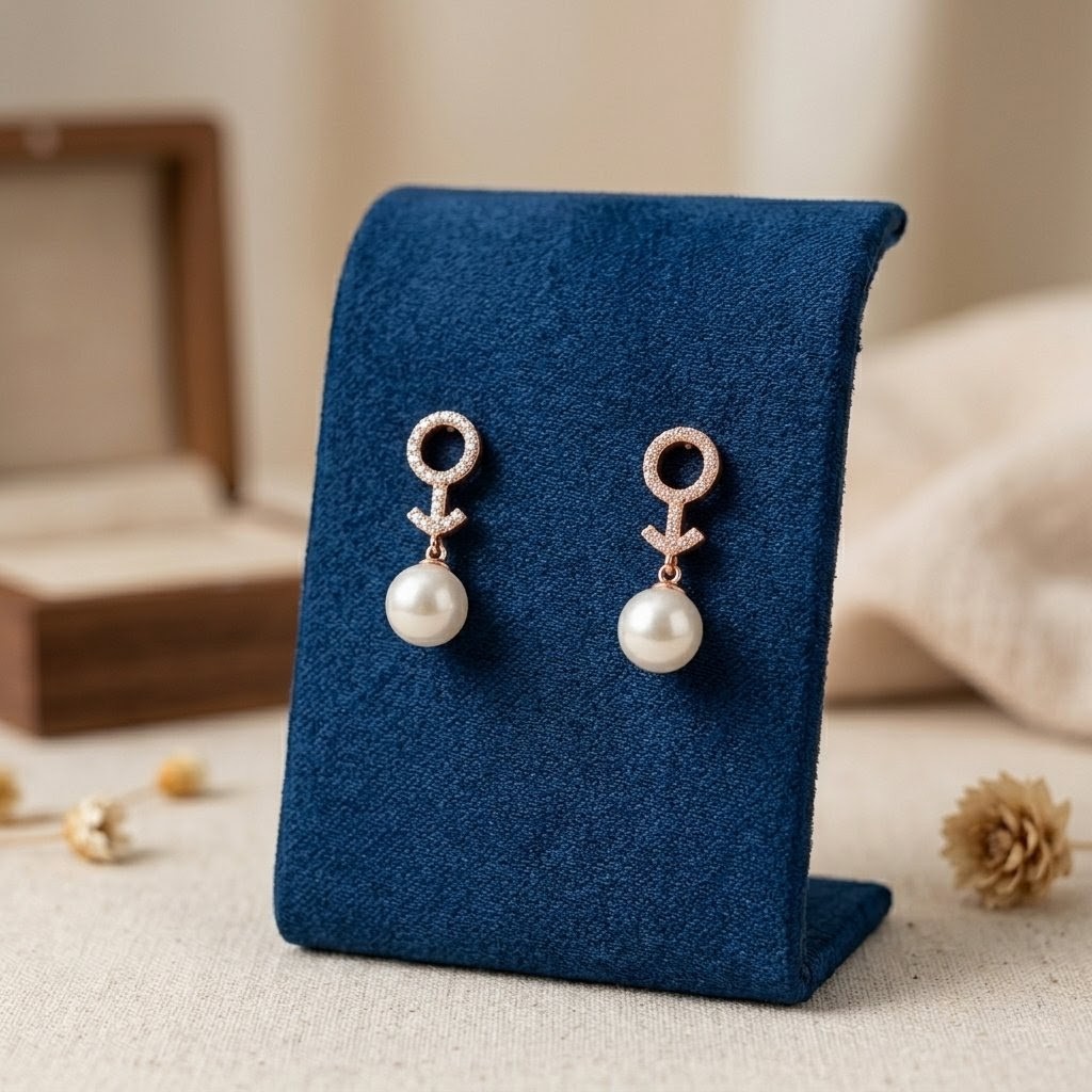 Celeste Pearl Drop Earrings