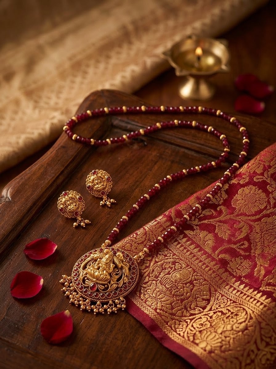 Crimson Grace Pendant Jewellery Set