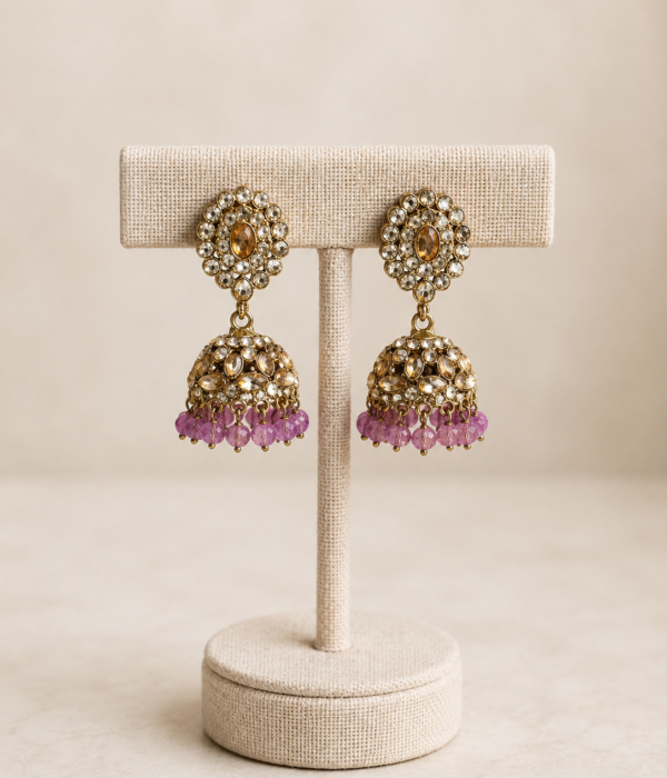 Lustre Bloom Jhumkas