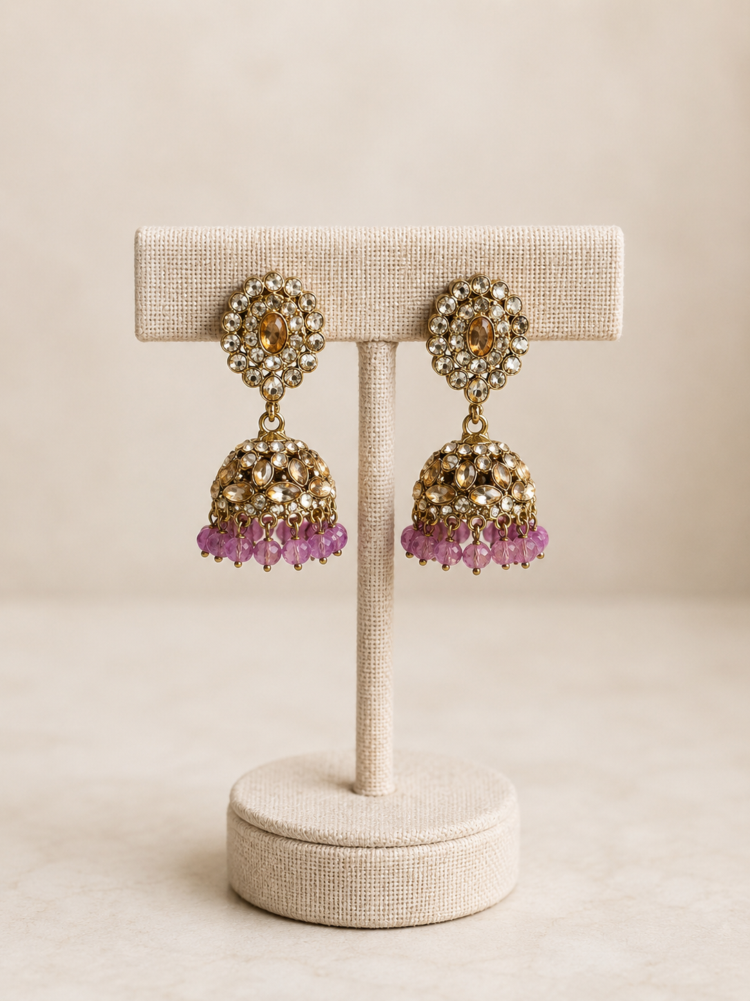 Lustre Bloom Jhumkas