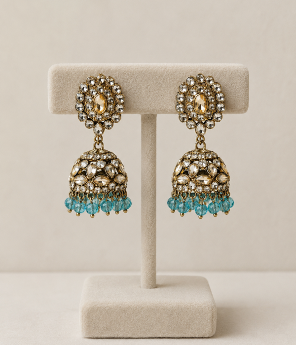 Lustre Bloom Jhumkas