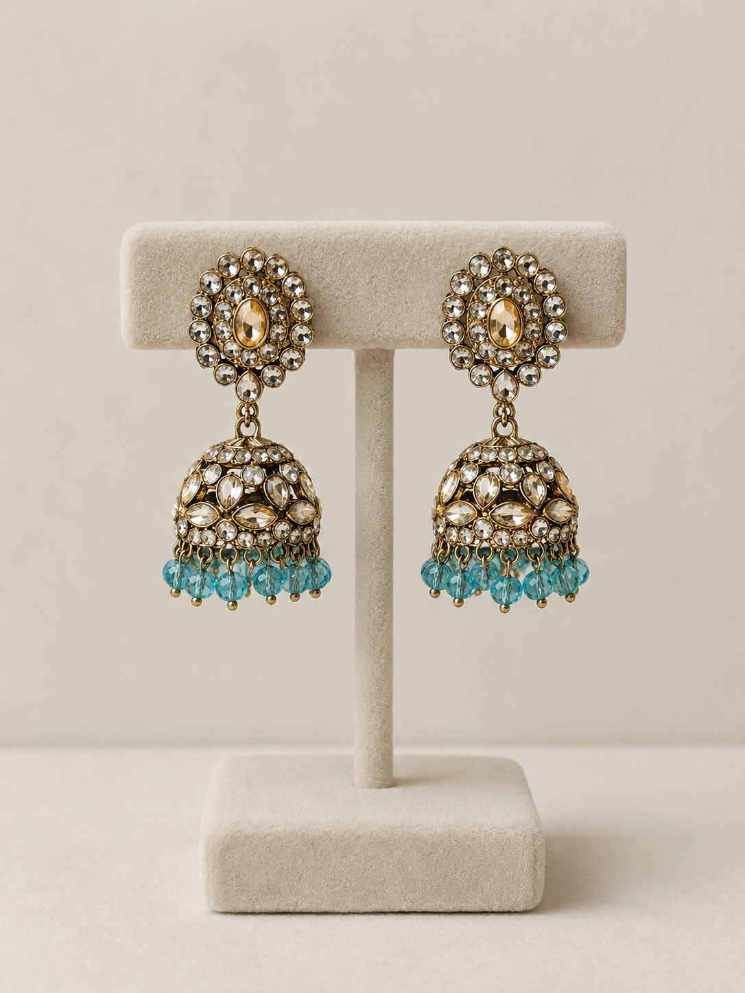 Lustre Bloom Jhumkas