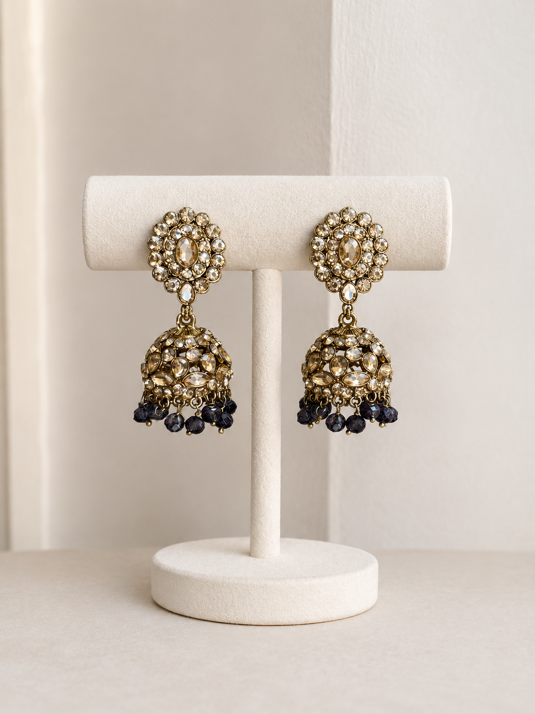 Lustre Bloom Jhumkas