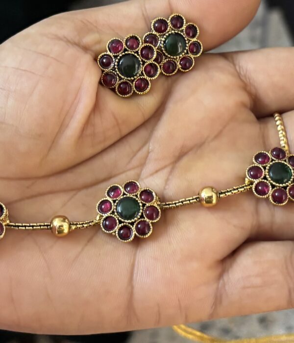 Navarasa Bloom Antique Choker Set