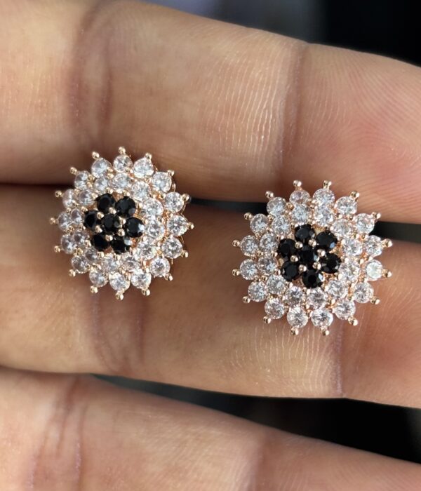 Noir Bloom Studs