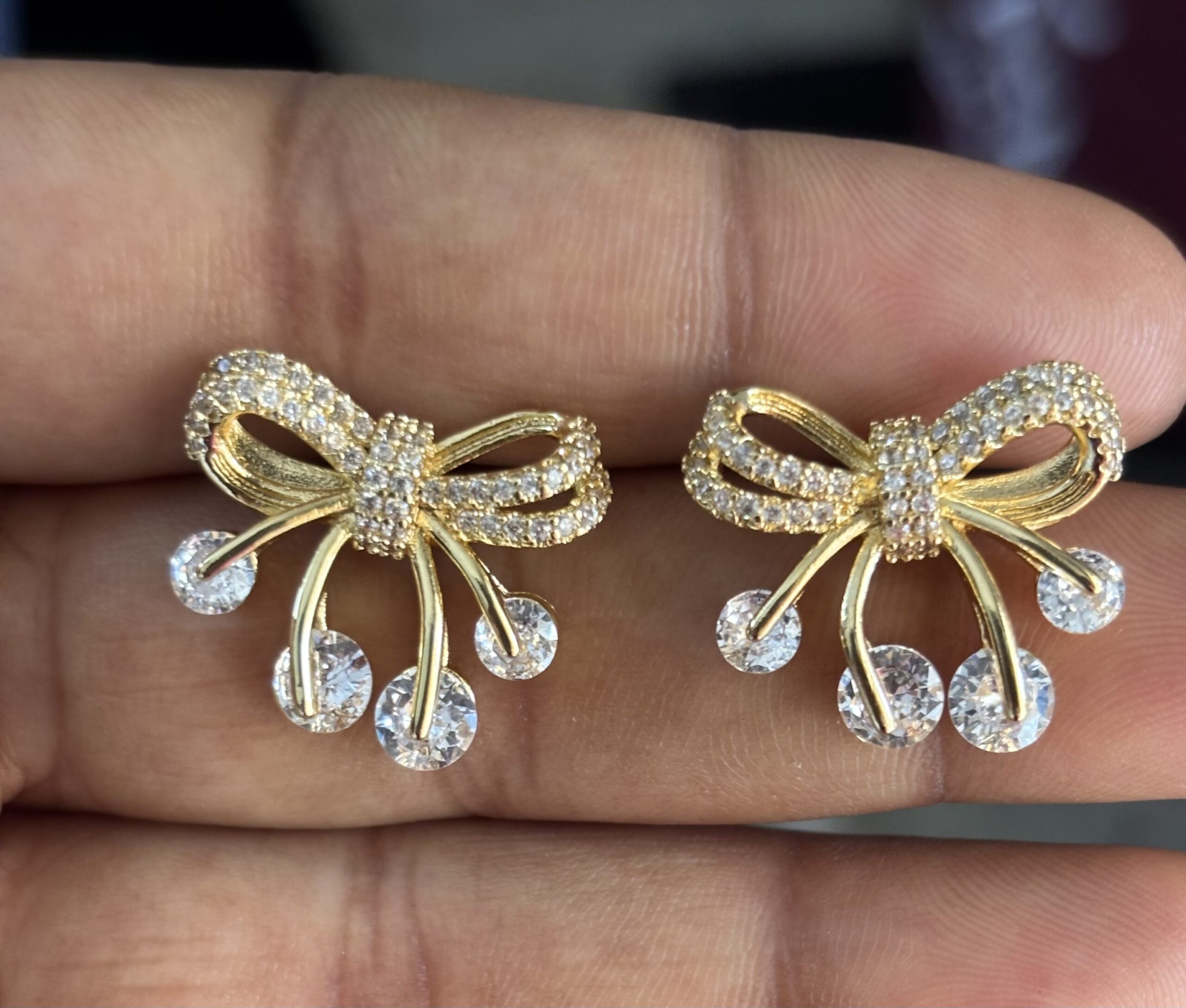 Glimmer Knot Earrings