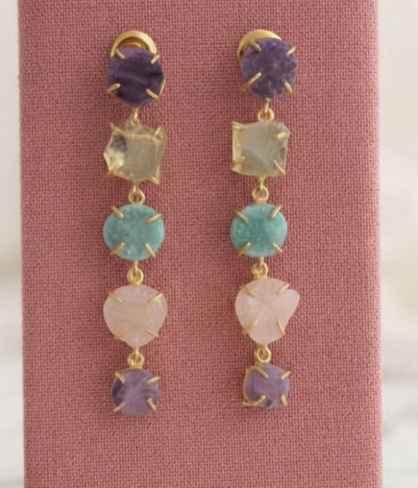 Pastel Prism Drop Earrings