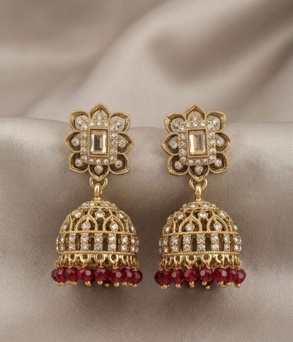 Regal Bloom Jhumkas