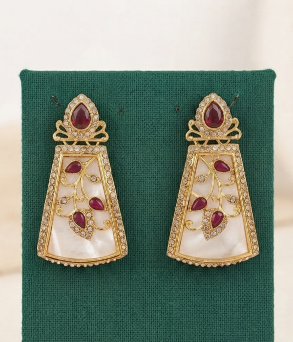 Pearl Bloom Statement Earrings