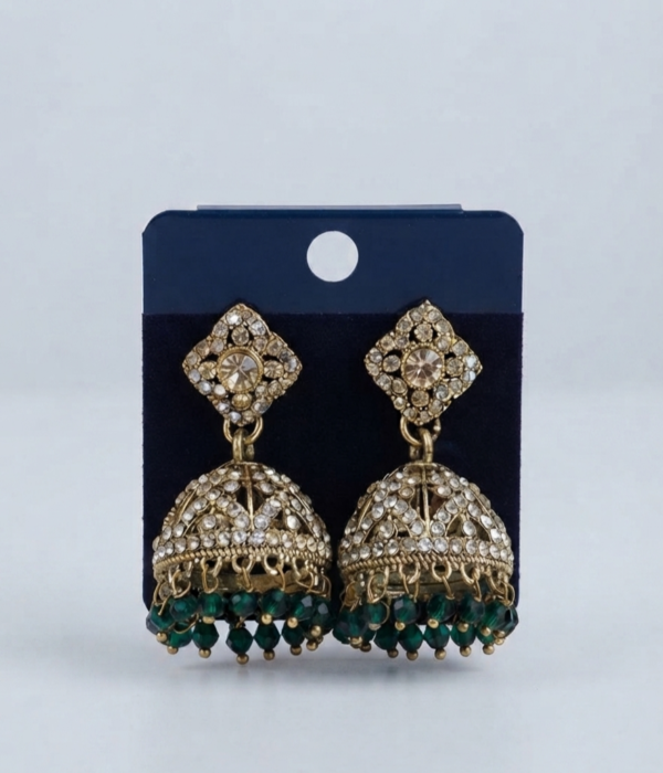 Lustre Dome Jhumkas