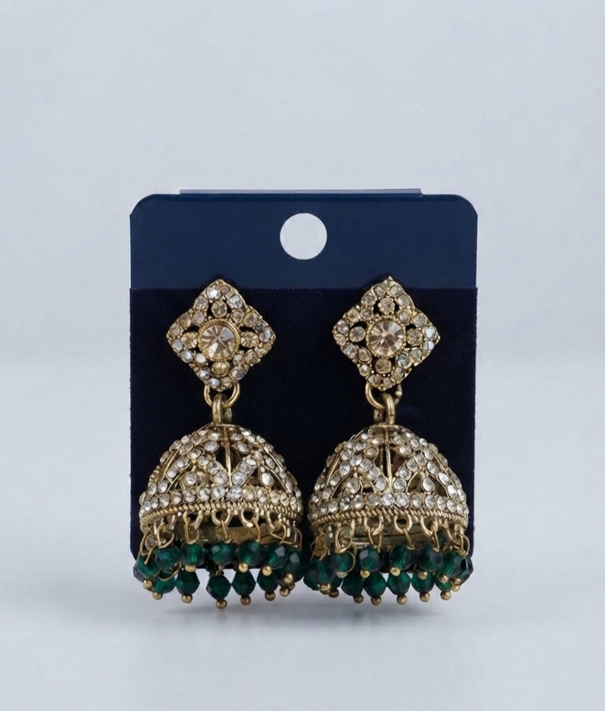 Lustre Dome Jhumkas