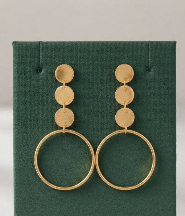 Luna Circle Earrings