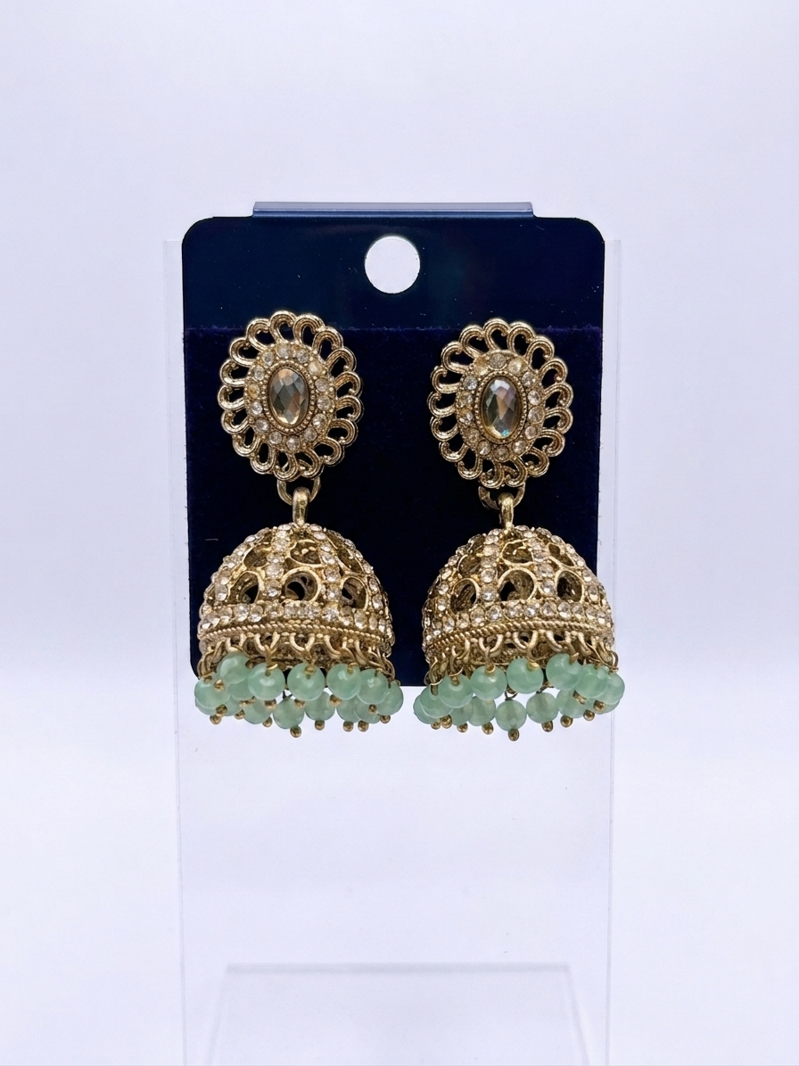 Eterna Bloom Jhumkas