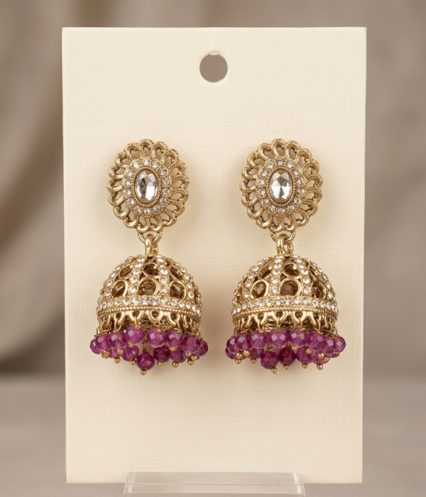 Eterna Bloom Jhumkas