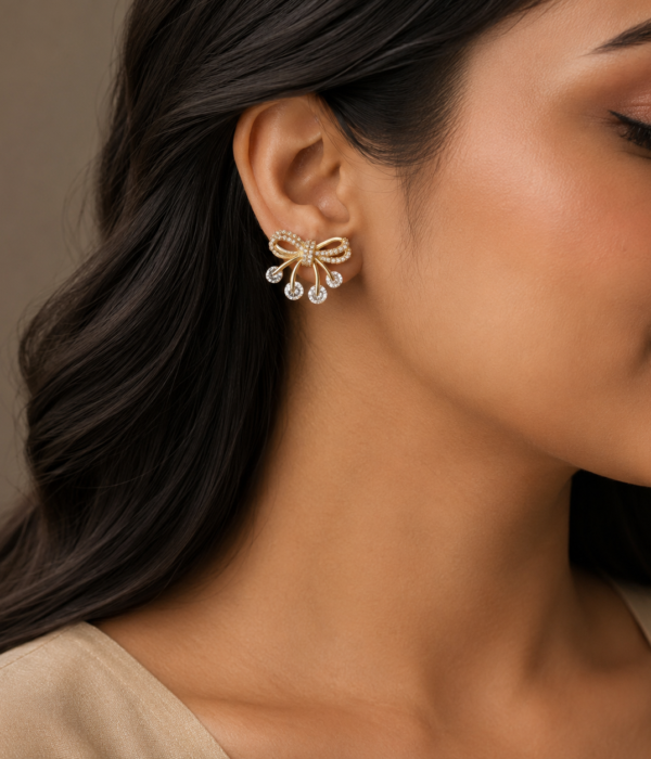 Glimmer Knot Earrings