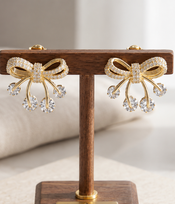 Glimmer Knot Earrings