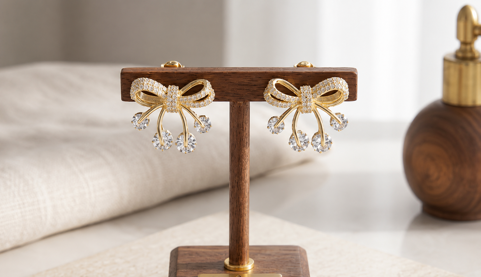 Glimmer Knot Earrings