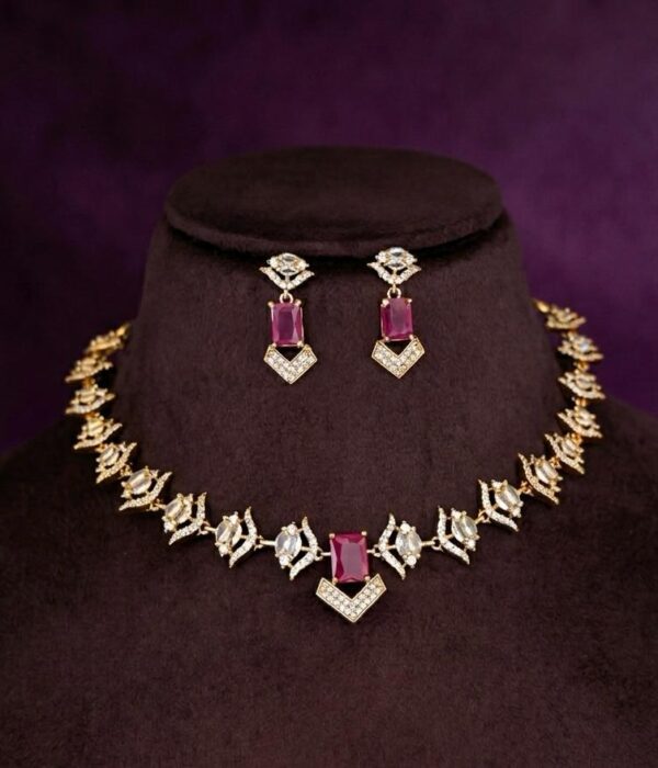 Crimson Luxe Necklace Set