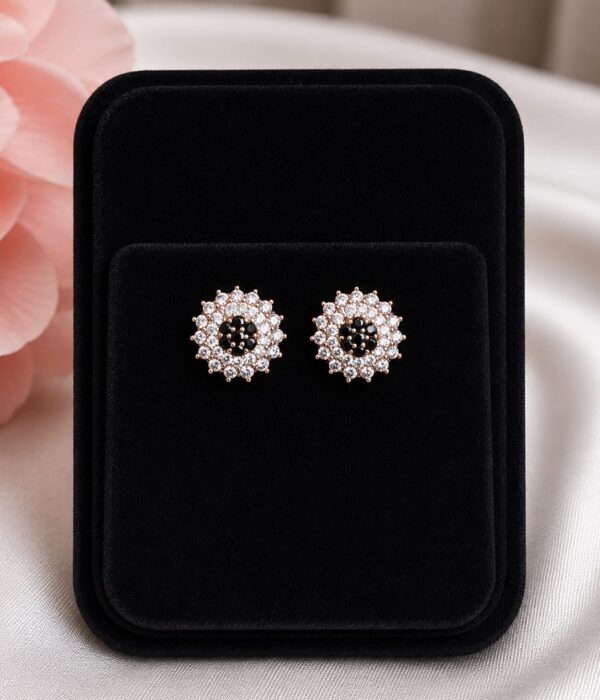 Noir Bloom Studs