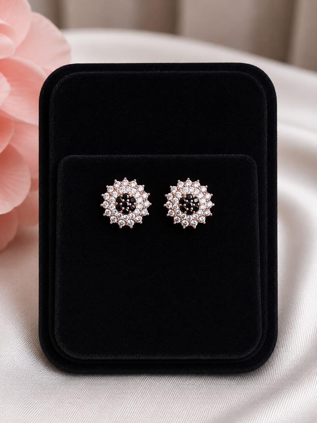 Noir Bloom Studs