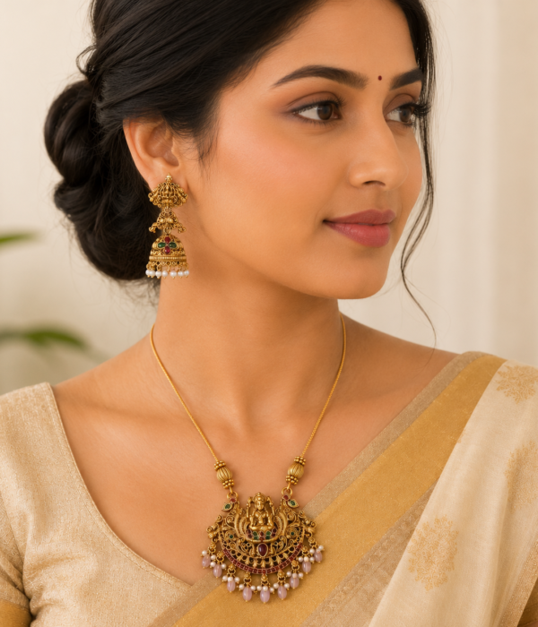 Shree Vaibhavi Temple Elegance Set