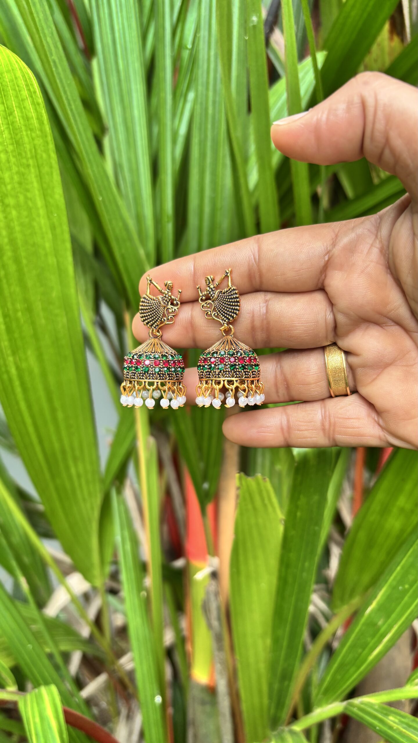 Nartaki Kemp Jhumkas