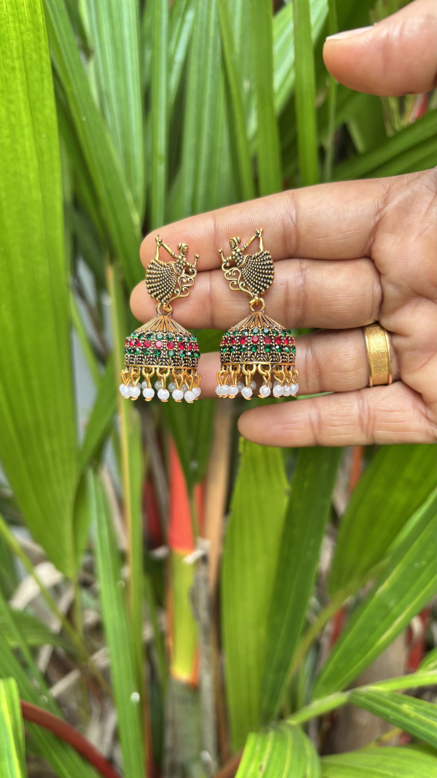 Nartaki Kemp Jhumkas