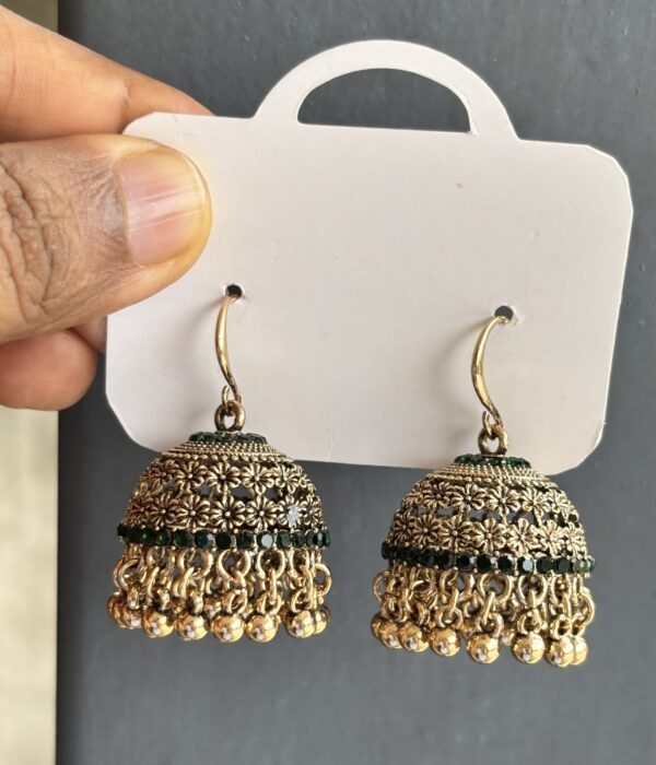 Rangoli Nakashi Jhumka